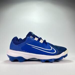 Nike Royal Blue and White Women's Athletic Softball Cleats